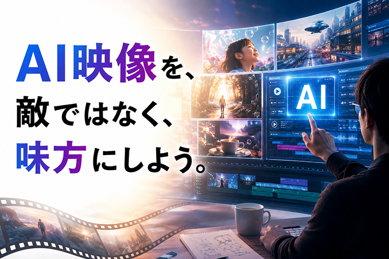 AI映像を、敵ではなく、味方にしよう。〜AIで、CMはどう変わっていくのか？～　　　　　　　　　　　　　　　　　　　